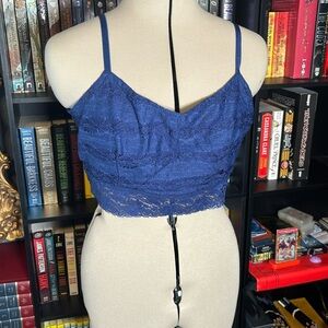 Decree Blue Sports Bra